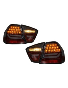 Fumo Posteriore dei Fanali Posteriori per Paraurti M3 Design con PDC e Luci LED per BMW 3 Serie E90 05-08 2