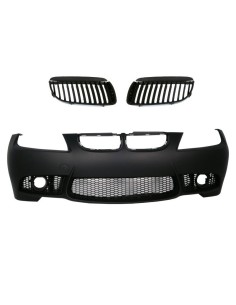 per BMW E90 E91 Non LCI (04-08) Paraurti Anteriore Stile M3 con Griglie Renali