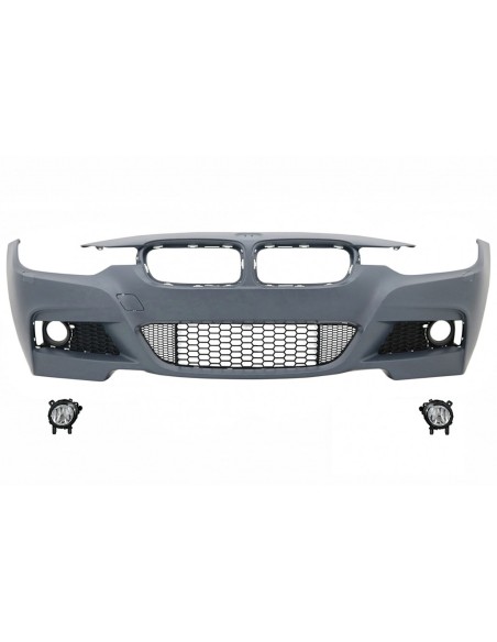 Paraurti Anteriore per BMW 3 Serie F30 F31 (11-19) Design M-Technik con Luce Nebbia