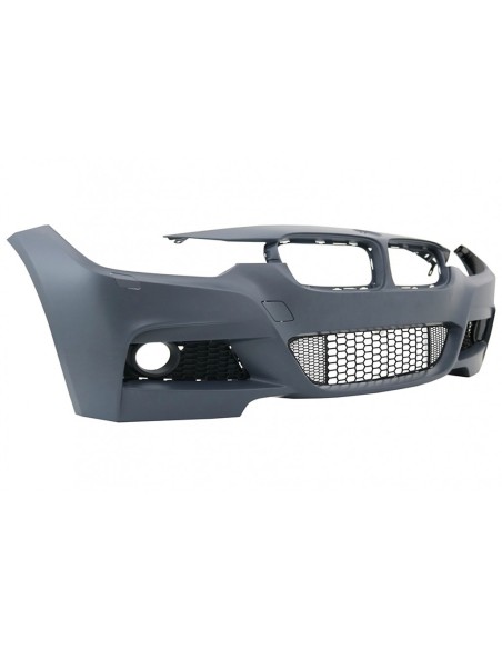 Gruppo Paraurti Anteriore per BMW Serie 3 F30 F31 Touring Sedan (11-in poi) con Doppia Griglia Rene Striscia Nera