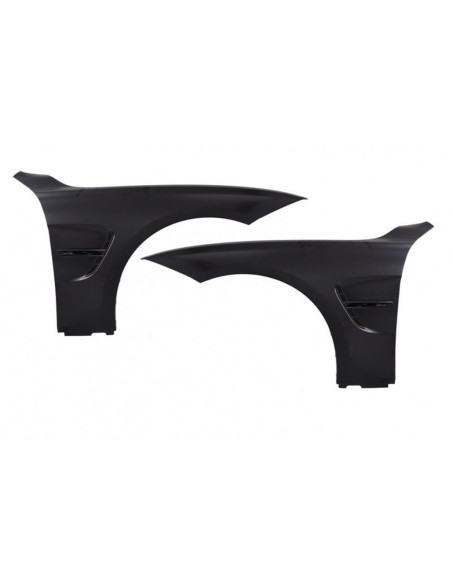 Parafanghi Anteriori per BMW Serie 3 F30 F31 (11-in poi) Berlina Touring Design M3 Nero