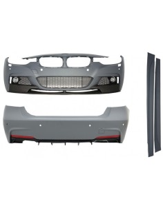 Corredo completo per BMW Serie 3 F30 (11-19) con Doppio Diffusore d'Aria di Versione