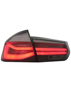 Linea Nera di Sguardo dei Fanali Posteriori LED M per la Conversione Rossa del Fumo per BMW 3 2