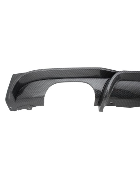 Paraurti Posteriore Spoiler Valance Diffusore Doppia Uscita in Carbonio per BMW 3 Serie F30 F31 (11-19) Limo Touring Design M