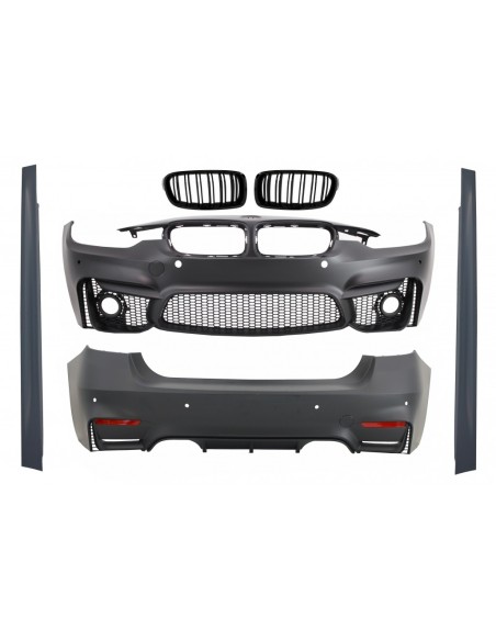 Corredo per BMW Serie 3 F30 (11-19) EVO II Design M3 CS con Griglia del Rene Doppia Striscia M