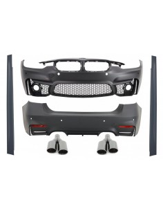 Kit per BMW F30 (11-19) EVO II Design M3 CS con Scarico Quad M-Power Nero