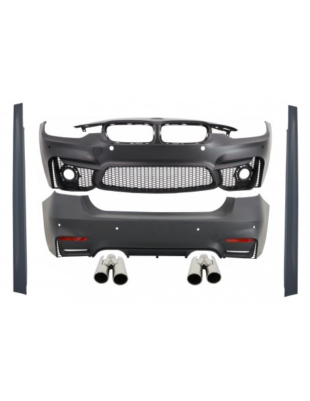 Kit per BMW F30 (11-19) EVO II Design M3 CS con Scarico Quad