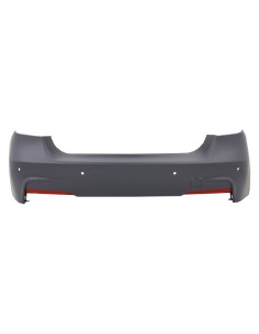 Paraurti posteriore M-Technik con diffusore singolo-doppio nero piano M per BMW 3 Serie 2