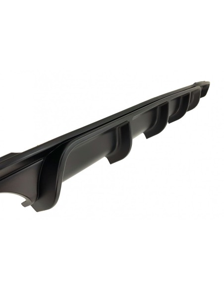 Paraurti posteriore Spoiler Valance diffusore con doppia uscita scarico per BMW 3 Serie F30 F31 (11-19) Limo Touring