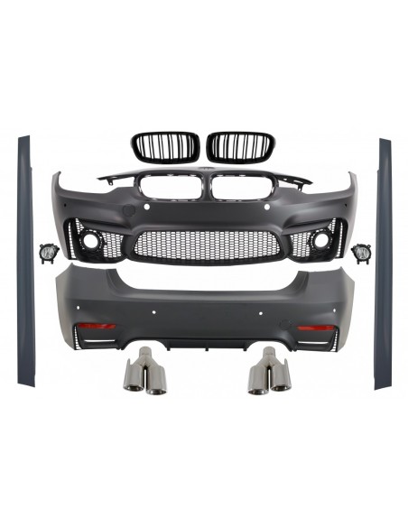 Kit per BMW F30 (11-19) EVO II M3 M-Power CS Design con scarico Quad