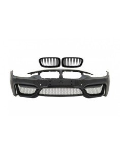Doppia striscia delle griglie del rene/del paraurti anteriore per BMW 3 serie F30 F31 Pre-LCI & LCI (11-18) M4 Design