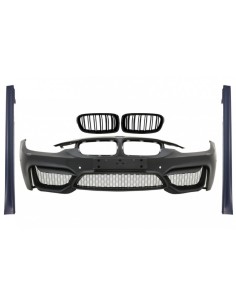 Paraurti anteriore con griglie del rene e laterali gonne per BMW 3 serie F30 F31 Pre-LCI & LCI (11-18) M4 Design
