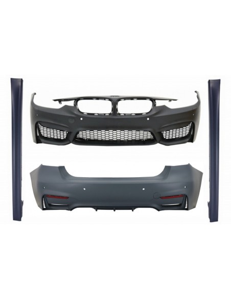 Corredo per BMW 3 serie F30 (11-15) F30 LCI (16-up) con progettazione di sport delle gonne laterali M3