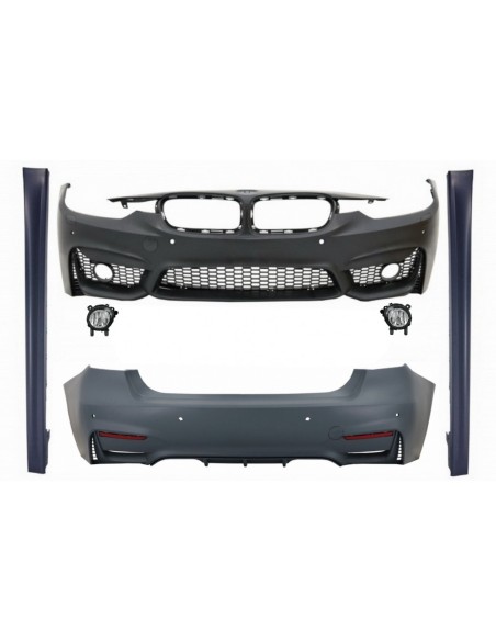 Corredo per BMW 3 serie F30 (11-15) F30 LCI (16+) con progettazione di sport dei proiettori delle luci di nebbia M3