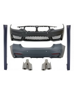 Corredo per BMW 3 serie F30 (11-15) F30 LCI (16-up) con scarico M3 Sport Design