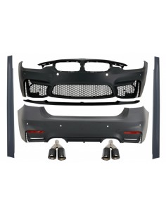 Kit con Dual Twin scarico per BMW F30 (11-19) EVO II M3 CS stile con out nebbia lampade