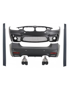 Corredo per BMW 3 serie F30 (11-19) EVO II M3 CS Design w/ fibra di carbonio scarico Suggerimenti