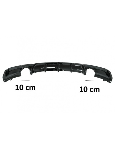 diffusore di Valance dello spoiler del paraurti posteriore per singolo scarico per BMW 3 serie F30 F31 (11-19) M