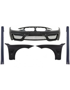 Paraurti anteriore w/ parafanghi anteriori e laterali per BMW 3 serie F30 F31 Pre-LCI & LCI (11-18) M4 Design