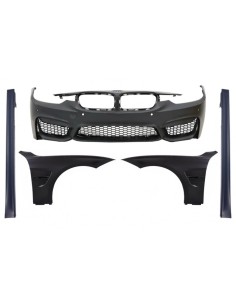 Paraurti anteriore w/ parafanghi anteriori e gonne laterali per BMW 3 serie F30 F31 Non LCI e LCI (11-18) M3 Sport EVO Design