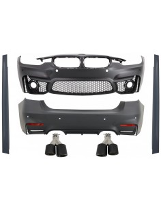 Corredo per BMW 3 serie F30 (11-19) w/ scarico fibra di carbonio EVO II M3 CS Design