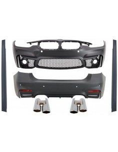 Corredo completo per BMW 3 serie F30 (11-19) w/ cromato scarico EVO II M3 Design