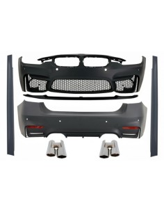 Kit Completo Cromato Scarico EVO II M3 CS Style senza Nebbia Lampade per BMW F30 (11-19)