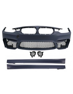 Paraurti Anteriore con Fendinebbia e Laterali Gonne M3 Design per BMW 3 Serie F30 F31 (11-up)
