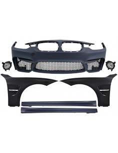 Corredo Paraurti con Parafanghi Anteriori e Laterali Gonne M3 Design per BMW 3 Serie F30 F31 (11-up)