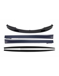 Paraurti Anteriore Spoiler con Laterali Gonne ed Estensioni Add-on per BMW 3 Serie F30 F31 Sedan Touring (11-18) M3 Design