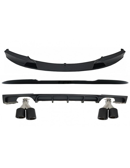 Estensioni del Corredo per BMW 3 Serie F30 (11-19) Sedan M Design con Spoiler del Tronco