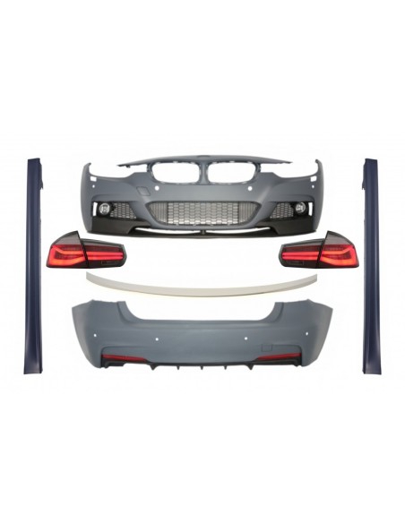 Corredo Completo per la Serie F30 di BMW 3 (11-19) con Luci Girevoli Sequenziali a LED