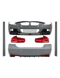 Corredo Completo per BMW 3 Serie F30 (11-19) con Luci Posteriori LED Rosse con Luce Girevole Sequenziale Design LCI