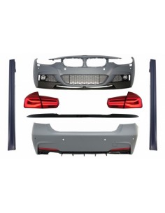 Corredo completo per BMW 3 serie F30 (11-19) w/ spoiler del tronco e LED luci posteriori dinamiche