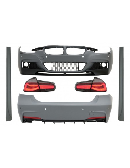 Punte complete del silenziatore dei sistemi di scarico del doppio del corredo w/gemello per BMW 3 serie F30 (11-19)