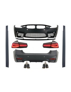 Kit Dual Twin scarico per BMW 3 serie F30 (11-19) e LED luci posteriori sequenziale di svolta EVO CS.