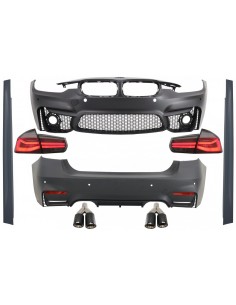 Corredo per BMW 3 serie F30 (11-19) con LED luci posteriori Sequenziale Turning Light EVO II M3 CS