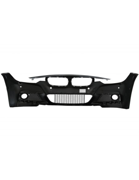 Kit completo per BMW 3 serie F30 (11-19) con coperture specchietti nero piano e LED luci posteriori dinamiche fumo rosso.