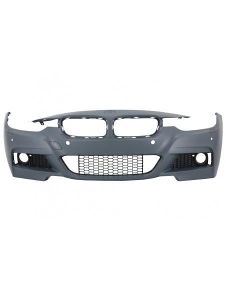 Kit con parafanghi anteriori e fender antinebbia per BMW Serie 3 F30 (11-19) Design M-Technik.