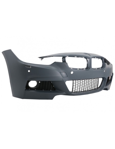 Kit con parafanghi anteriori e fender antinebbia per BMW Serie 3 F30 (11-19) Design M-Technik.
