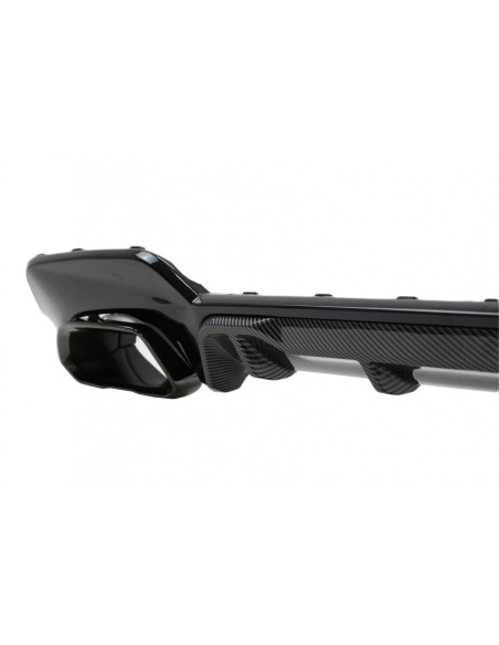 Paraurti posteriore Valance diffusore con scarico suggerimenti per BMW Serie 3 G G28 Berlina G21 Tourin