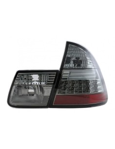 Fanali posteriori a LED per BMW Serie 3 E46 Touring (1999-05) in Fumo. 2
