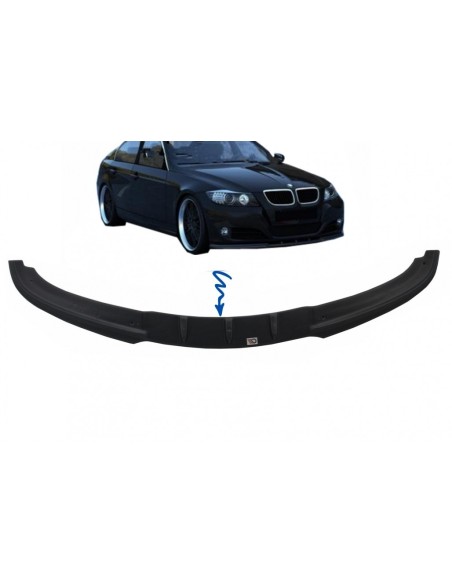 Spoiler labbro paraurti anteriore per BMW E90 E91 Limo Touring LCI Facelift (08-11).