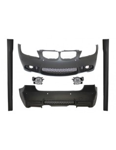 Corredo completo per BMW Serie 3 E90 LCI Facelift 08-11 in design M3 con PDC e luci fendinebbia