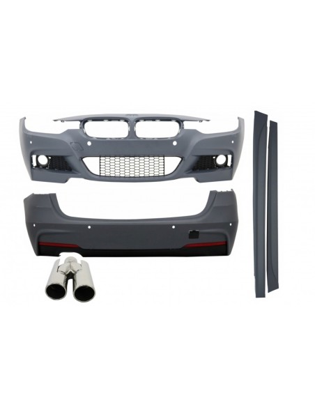 Kit completo per BMW 3 serie Touring F31 (11-up) in design M-Technik Design con scarico ACS-design.