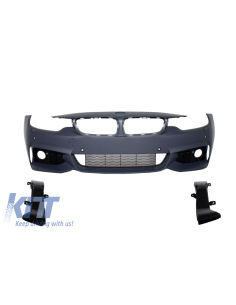 Kit completo per BMW Serie 4 F32 F33 (13-19) in design M4 per Coupé e Cabrio con scarico M-Power nero 2