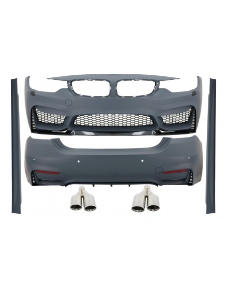 Corredo completo per BMW Serie 4 F32 F33 F36 (13-16) Coupé e Cabrio con parafanghi anteriori