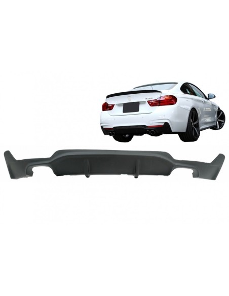 Diffusore posteriore del paraurti per BMW F32 F33 F36 (13-) Coupé Cabrio della serie 4.