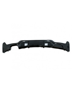 Paraurti posteriore diffusore BMW 4 serie F32 F33 F36 (13-) Coupé Cabrio Uscita Singola Piano Nero 2