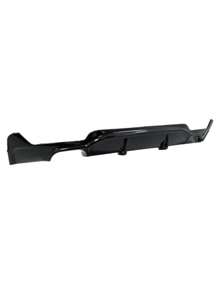 Paraurti posteriore diffusore BMW 4 serie F32 F33 F36 (13-) Coupé Cabrio Uscita Singola Piano Nero
